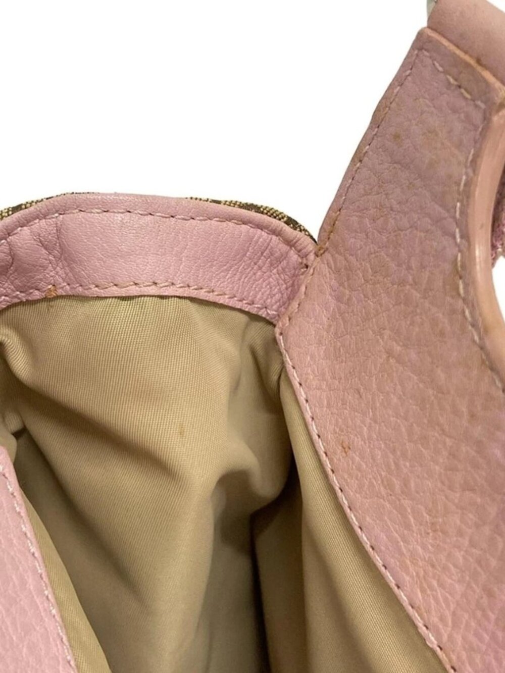 DIOR/ChristianDior Street Chic Beige Dark Brown Light Pink Jacquard Leather - Picture 15 of 15